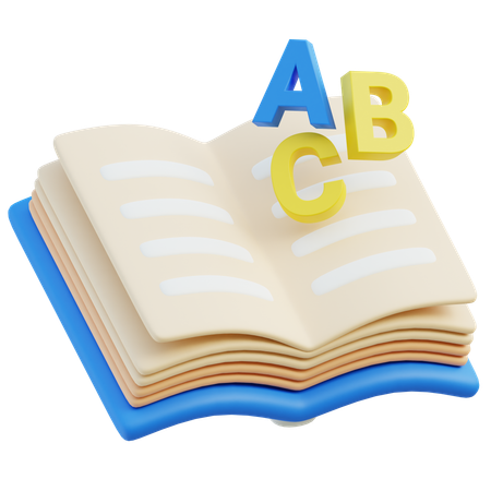 Open Book  3D Icon