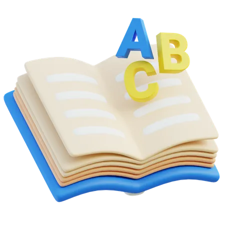 Open Book  3D Icon