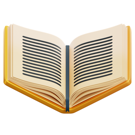 Open Book  3D Icon