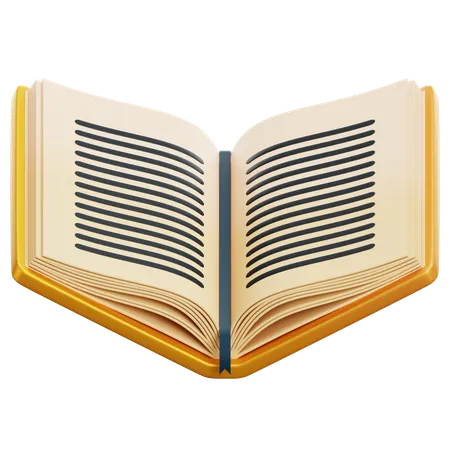 Open Book  3D Icon