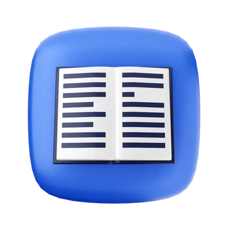 Open Book  3D Icon