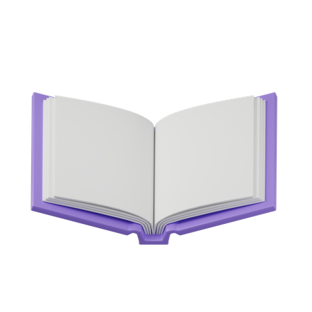 Open Book  3D Icon