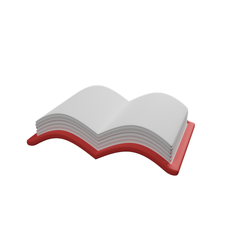 Open Book  3D Icon