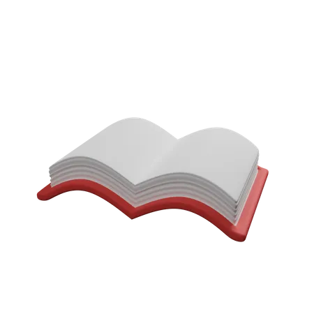 Open Book  3D Icon