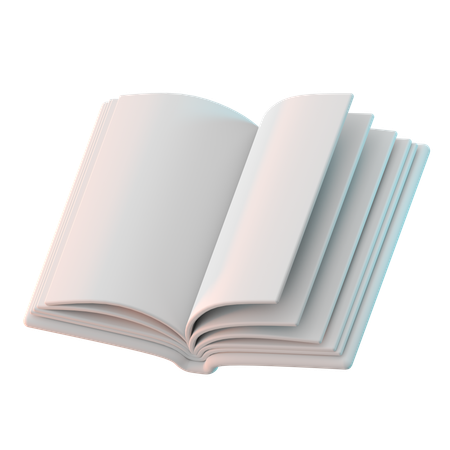 Open Book  3D Icon