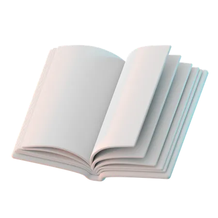 Open Book  3D Icon