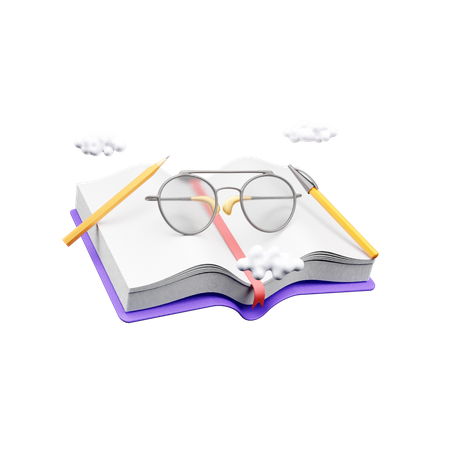 Open Book  3D Icon