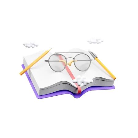 Open Book  3D Icon