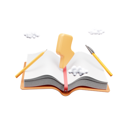 Open Book  3D Icon