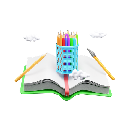 Open Book  3D Icon