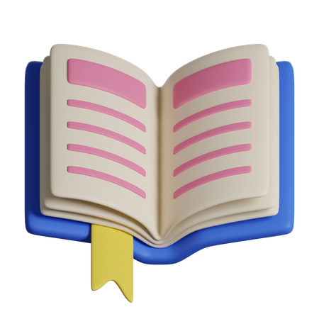 Open Book  3D Icon