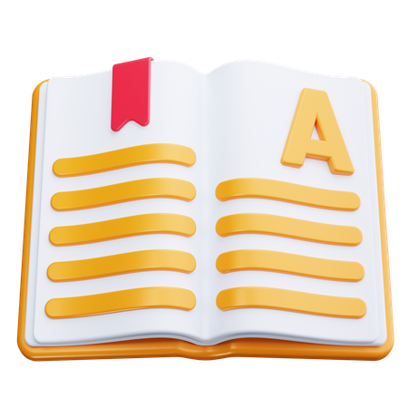 Open Book  3D Icon