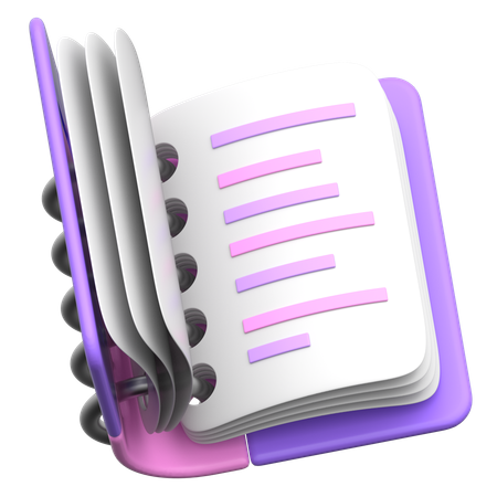 Open Book  3D Icon