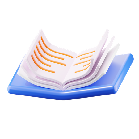 Open Book  3D Icon