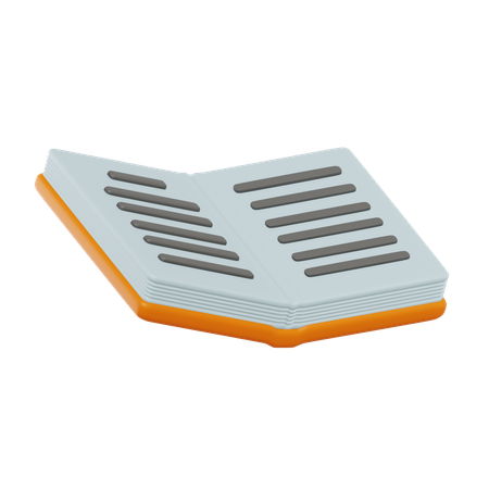 Open Book  3D Icon