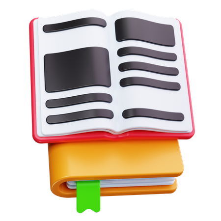 Open Book  3D Icon