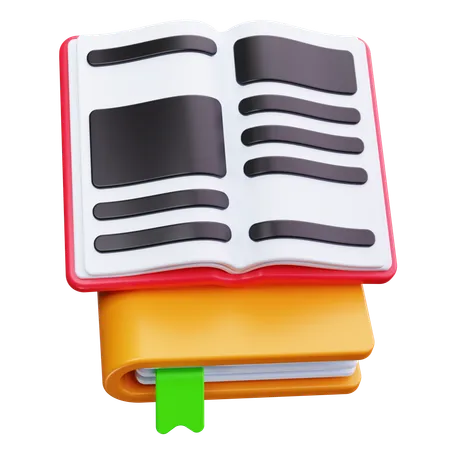 Open Book  3D Icon