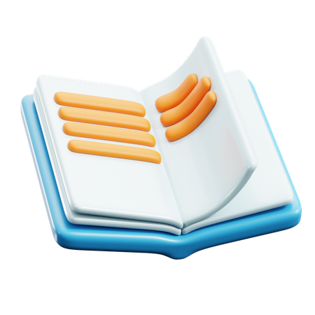 Open Book  3D Icon