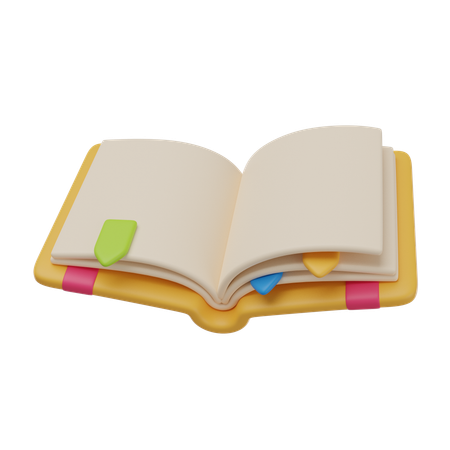 Open Book  3D Icon