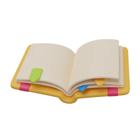 Open Book  3D Icon