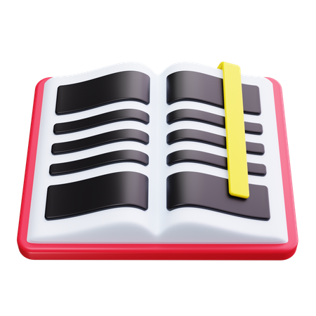 Open Book  3D Icon