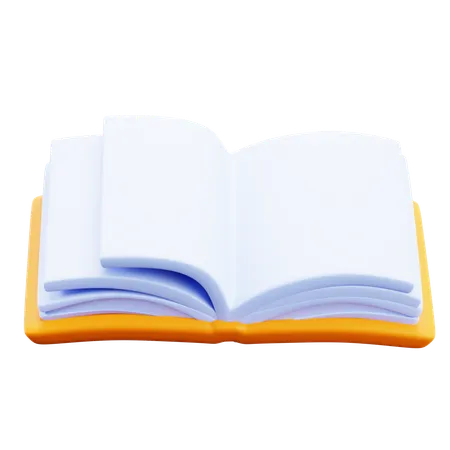 Open Book  3D Icon