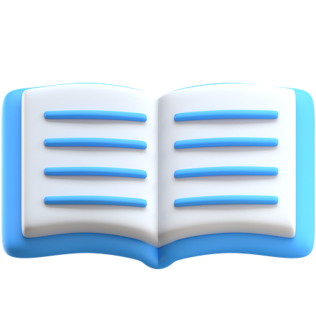 Open Book  3D Icon