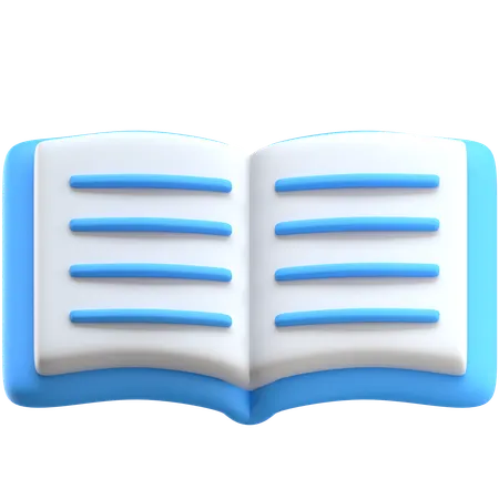 Open Book  3D Icon