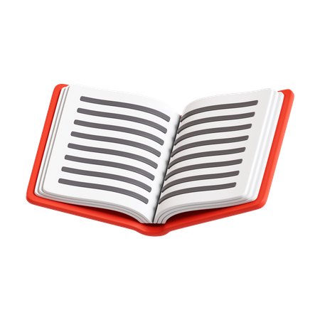 Open Book  3D Icon