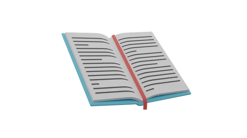 Open Book  3D Icon