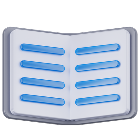 Open Book  3D Icon