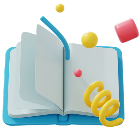 Open Book  3D Icon