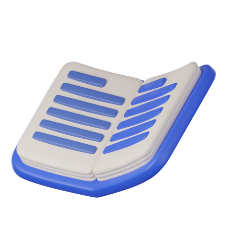 Open Book  3D Icon