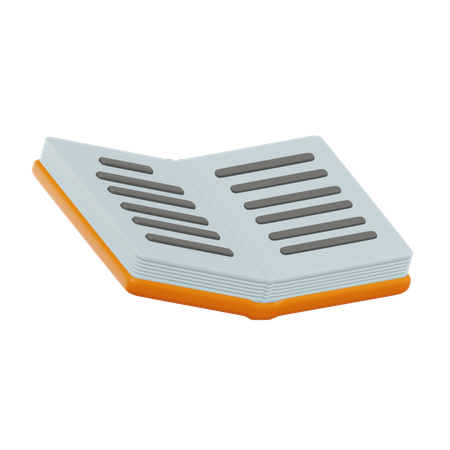 Open Book  3D Icon