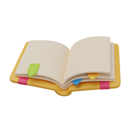 Open Book  3D Icon