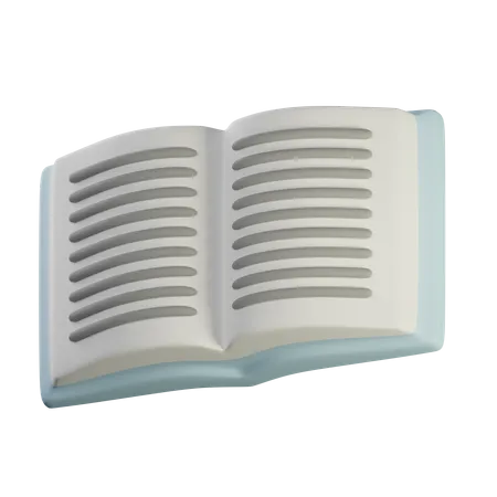 Open Book 3D Icon