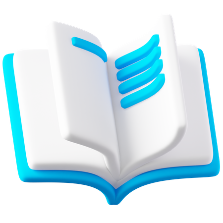Open Book  3D Icon