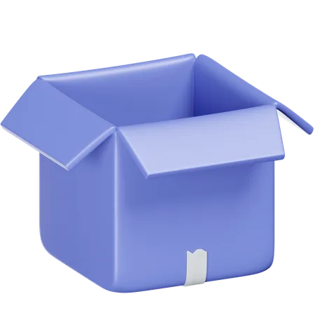 This Icon Signifies A 3 D Box Suitable For Representing Storage Packaging Or Containment Concepts 3D Icon