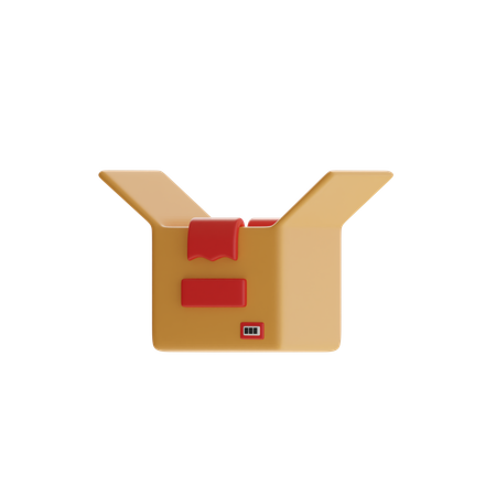 Open Box  3D Icon