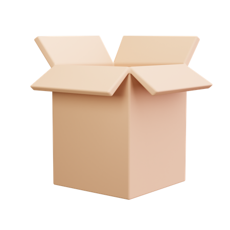 Open Box  3D Icon