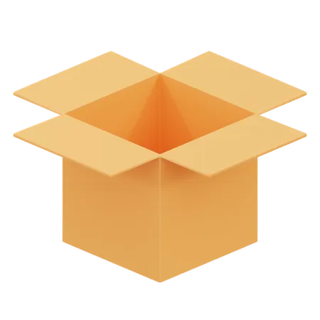 Open Box  3D Icon