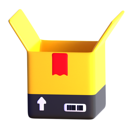 Open Box  3D Icon