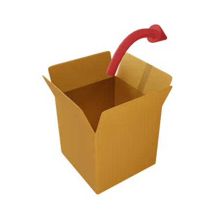 Open box  3D Icon