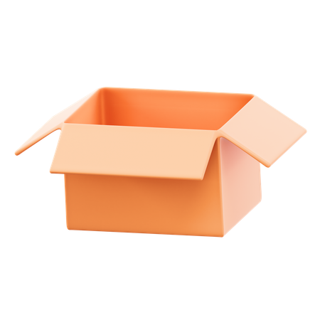 Open Box  3D Icon