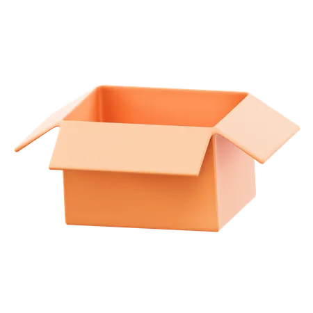 Open Box  3D Icon