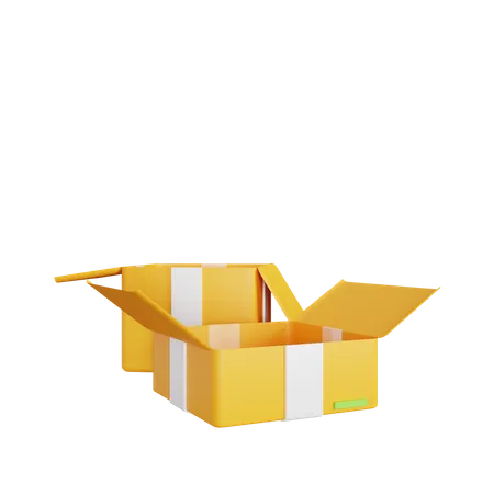 Open Box  3D Icon