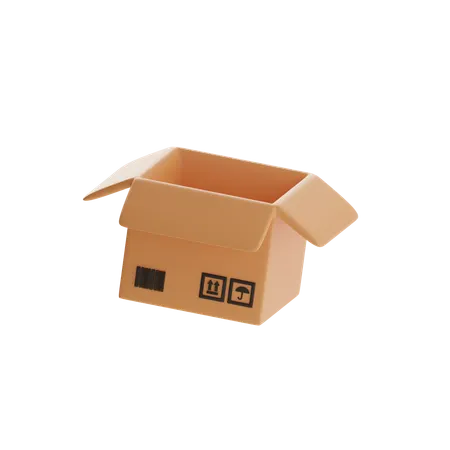 Open Box  3D Icon