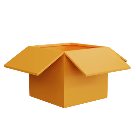 Open Box  3D Icon