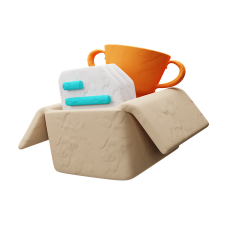 Open Box  3D Icon