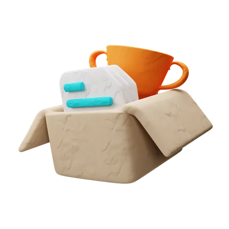 Open Box  3D Icon